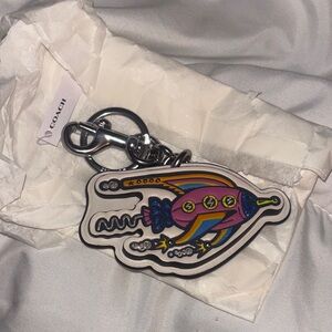 Coach Multicolor Rocket Keychain